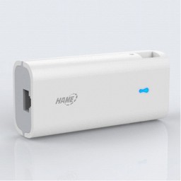 HAME R1 3-in-1 Wireless 3G Router Wi-Fi Adapter 4400mAh Battery Charger White - Click Image to Close